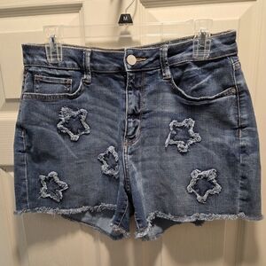 a.n.a Denim Shorts with Star Accents
